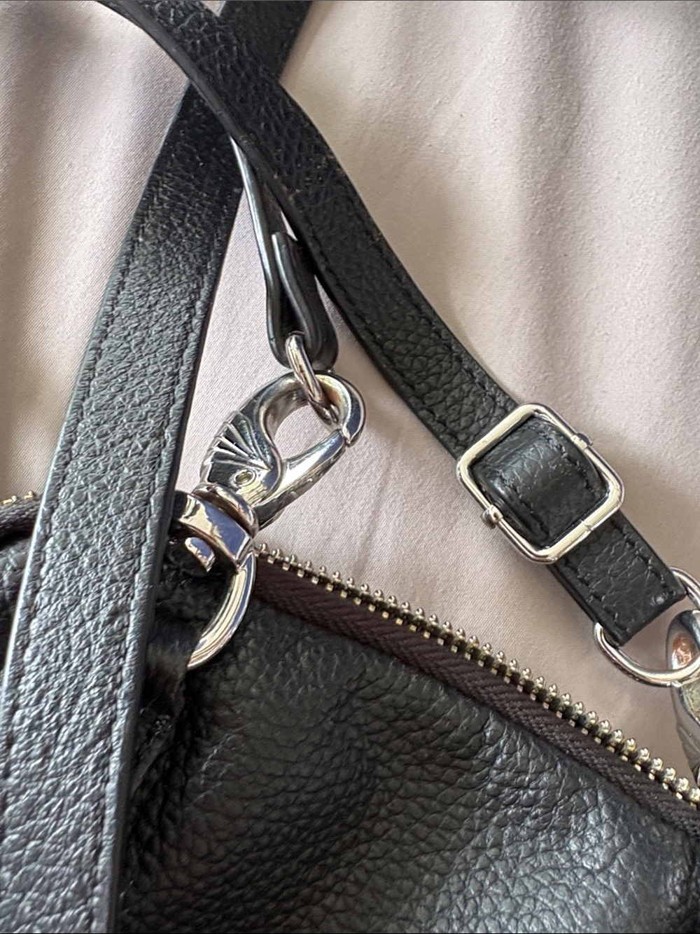 Harley-Davidson Black Leather Studded Crossbody/Shoulder Adjustable Strap - Picture 12 of 12